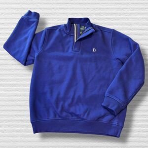 B By Brooks Brothers Quarter-Zip Sweatshirt Size 12 Blue